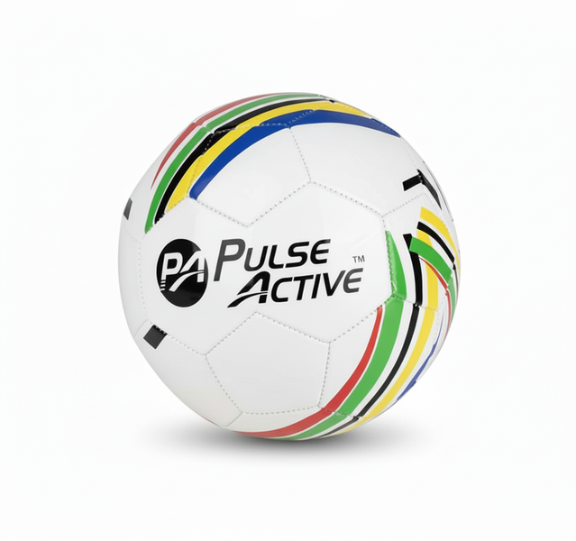 Pulse Active Size 5 Soccer Ball - Durable Heritage Design for Training &amp;
