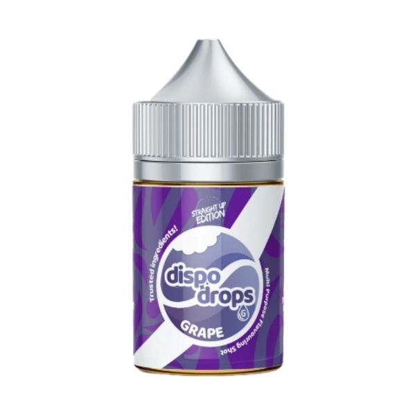 Dispo Drops Salt/MTL Flavour Shot 60ml - Grape