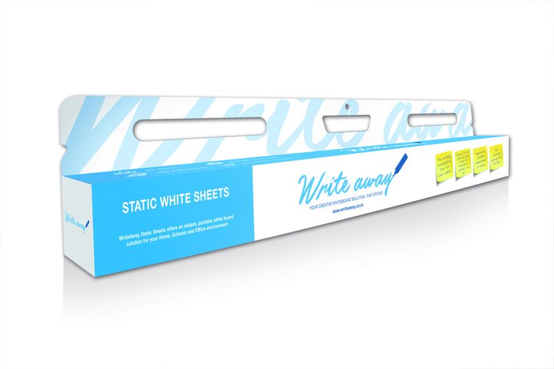 WriteAway A1 Static White Sheets (12 Sheet)