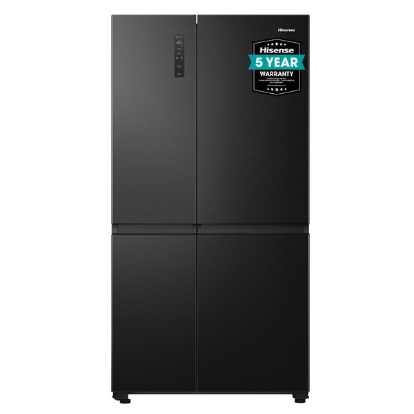 Hisense 637L Smart Side x Side Freezer Fridge- Black Stainless Steel