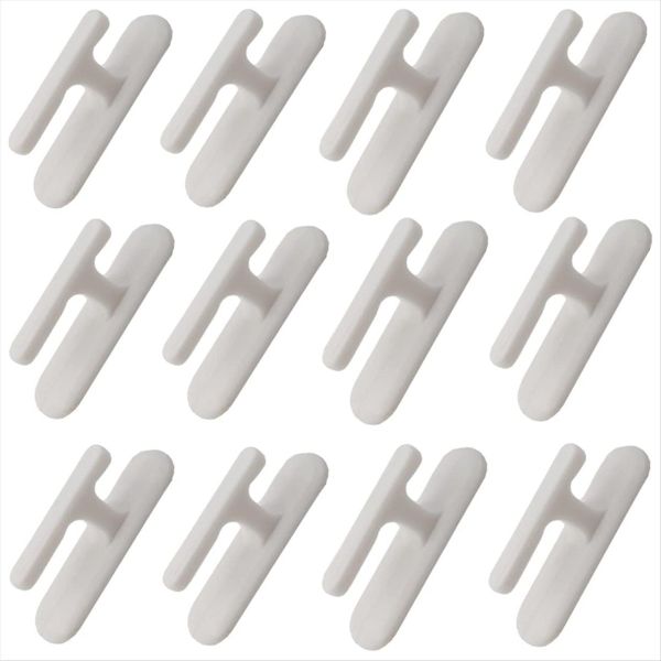 12Pcs Safety Blind Wire Hook Adhesive Blind Wire Bracket