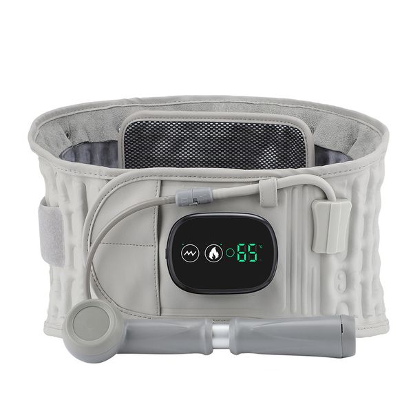 Inflatable Lumbar Air Belt with Heat and Massage Vibration