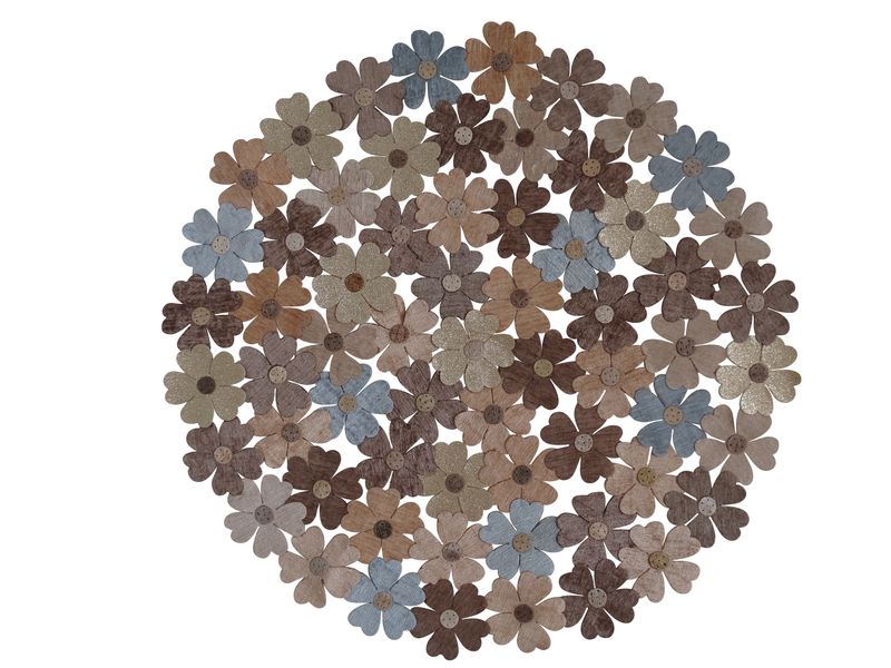 Table Topper in Beautiful Round Flower Design