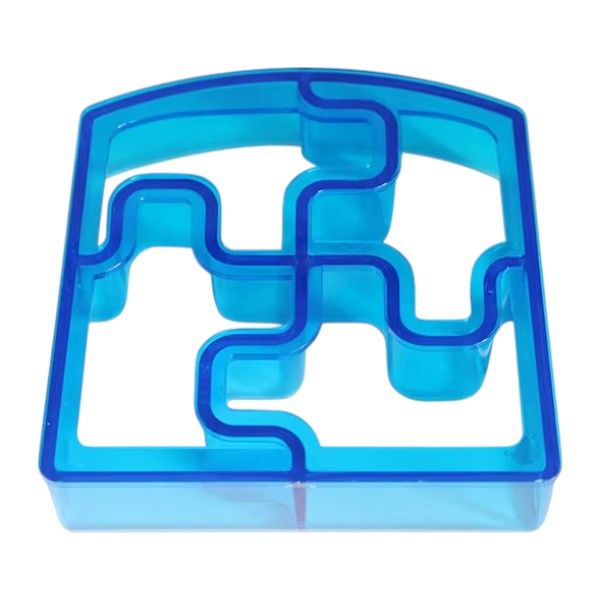 1 Piece - Puzzle Cutter Mould For Various Foods - Blue