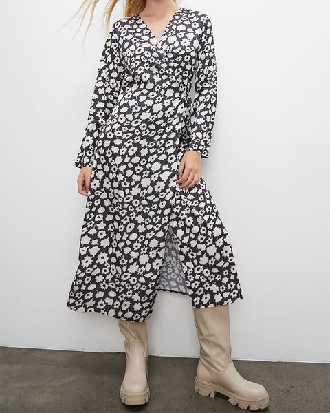 Midi Wrap Dress