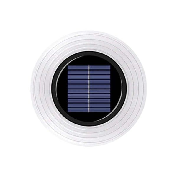 Waterproof Bright Ground Light With Solar Powered Operation - Warm Yellow