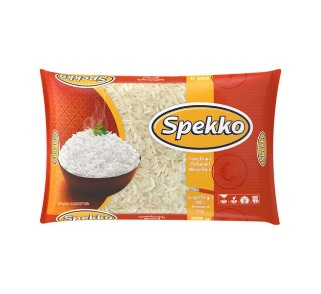 5 x Spekko Parboiled Rice (500g)