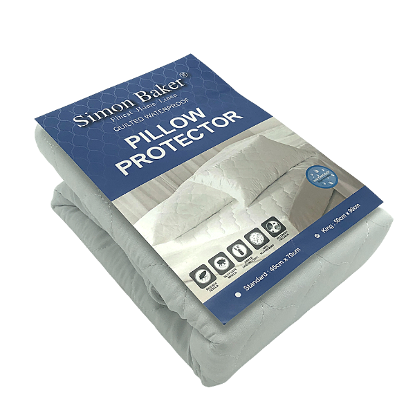 Simon Baker Quilted Waterproof Pillow Protector