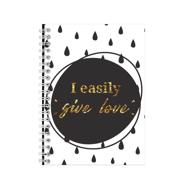Give A5 Notebook Spiral Lined Motivational Sayings Graphic Notepad Gift 248