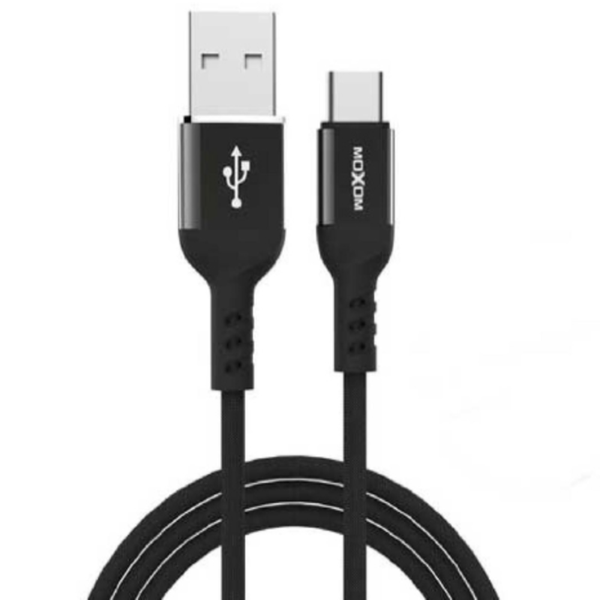 Moxom CB-31 Type-C Fast Charging Cable - High-Speed 2.4A with LED Glow
