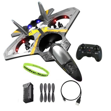 ThunderBolt 4 Motor High Tech RC Plane Drone with BellaBear Wristband