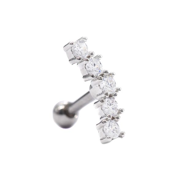 Androgyny Curve Cubic Cartilage Piercing