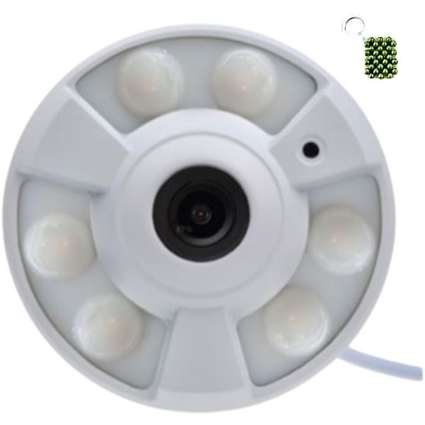 2MP 360 Degrees Fisheye Camera With High Power LED And A Keyholder