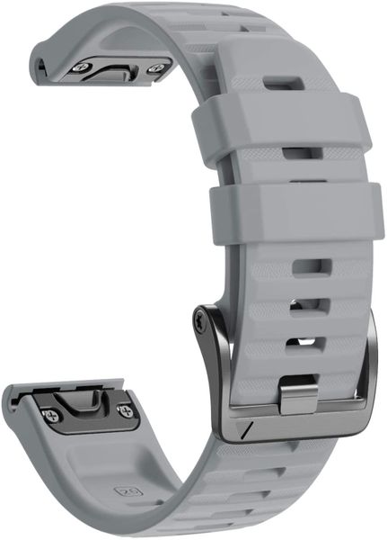Silicone Band for Garmin Fenix 7X (26mm) - Grey