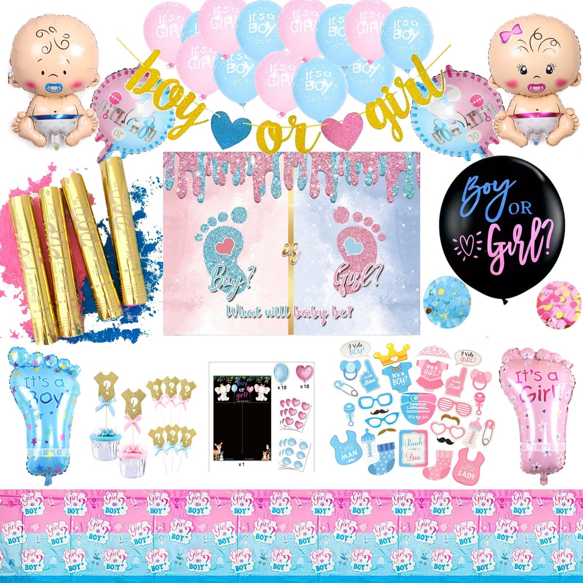 Gender reveal Baby Shower Party Decorations Shop Today. Get it