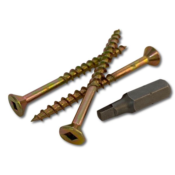 Ifasten CBC Square No8 4.2x40mm - 400 Pack With Bit