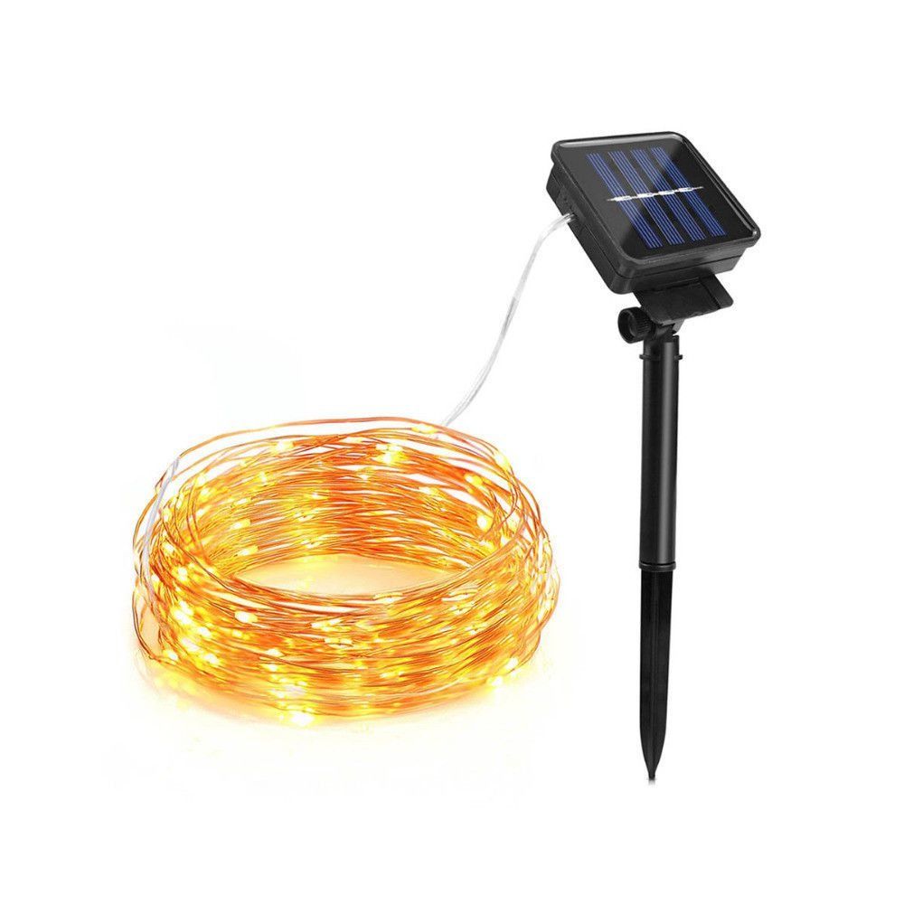 20m LED Outdoor Solar Copper String Fairy Light Shop Today. Get it