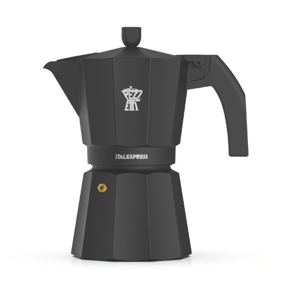 Pezzetti Italexpress 6 Cup Stove Top Coffee Maker - Black