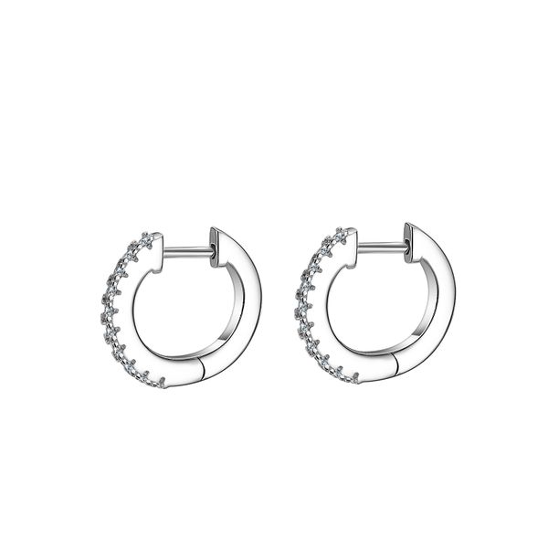 ZELTRYN Classic S925 Silver Moissanite Stud Earrings