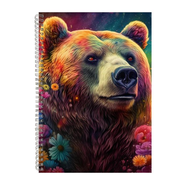 GRIZZLY BEAR Notebook Gift Idea A4 NotePad 114