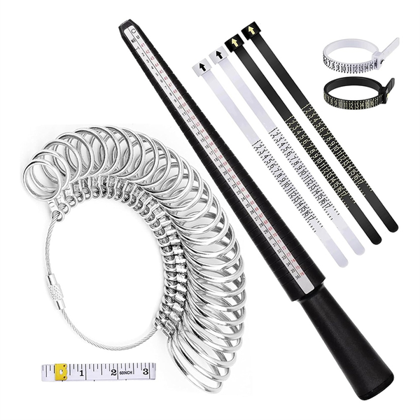 Men's and Women's Ring S Izing Tools Metal Ring Measurer