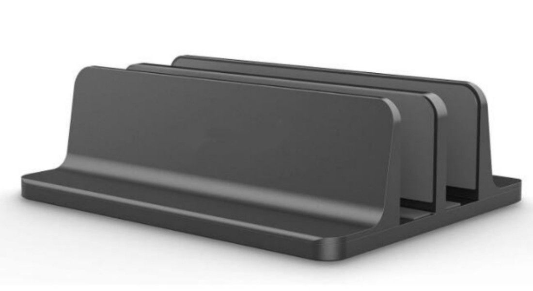 Killer Deals Aluminum Double Vertical Desktop Laptop Tablet Stand