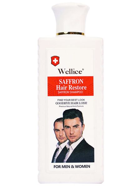 Wellice White - Saffron Hair Restoration Nourishing Shampoo Anti Hair Loss