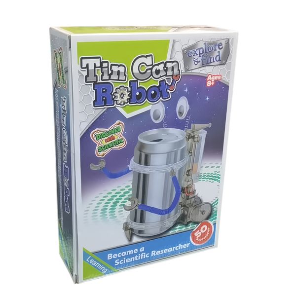 DIY Tin Can Robot For Kids Science Educational Toys