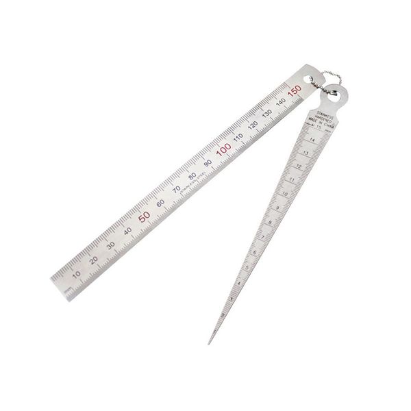 Taper Gap Gauge Depth Ruler Hole Inspection Tool Dimensional Measurement