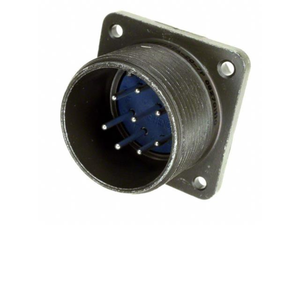 XY3102A-20-7P MIL-5015 Square Flange Receptacle 8-Pin 13A