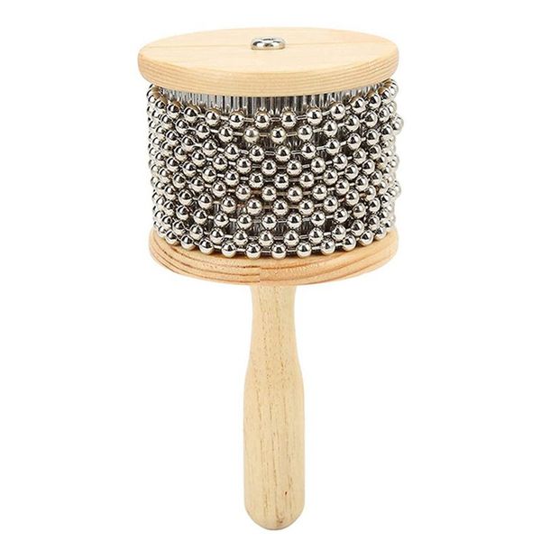 Wooden Kabasa Steel Ball Hand Crank Toy for Home and Kindergarten