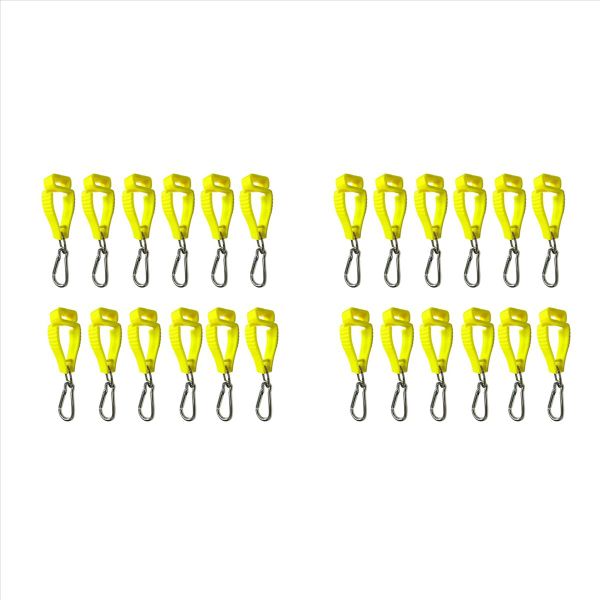 Glove Clips For Work Glove Holders Glove Belt Clip (Yellow)