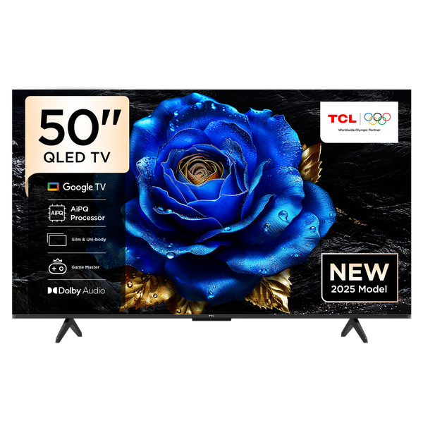 TCL 50" T6C 4K QLED Google Smart TV with Dolby Vision &amp; Atmos