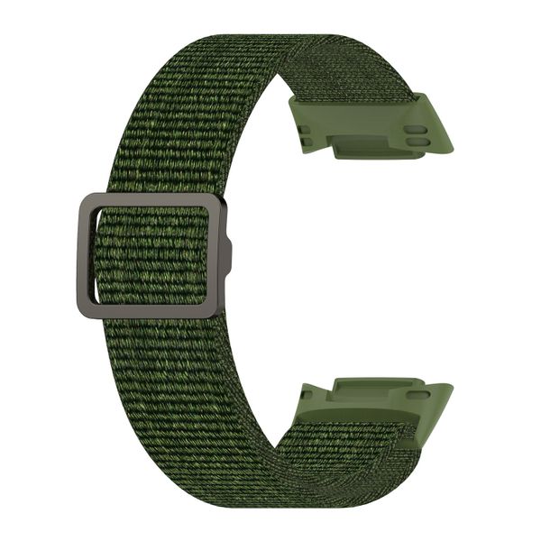 Nylon Solo Strap For Fitbit Charge 5 &amp; 6-Army Green