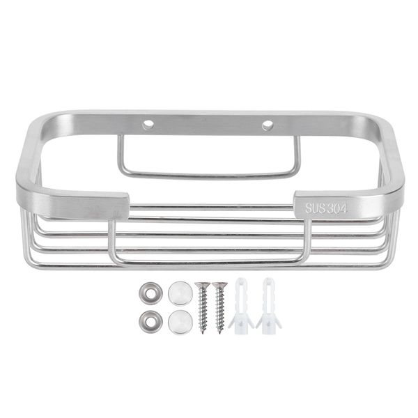 304 Stainless Steel Wall-Mounted Soap Organizer Box