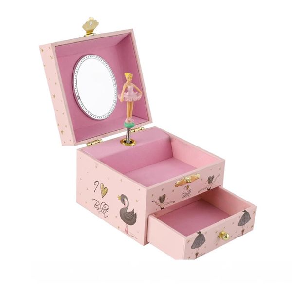Ballet Music Box with Ballerina - Pink Jewelry Organizer | I Love Ballet