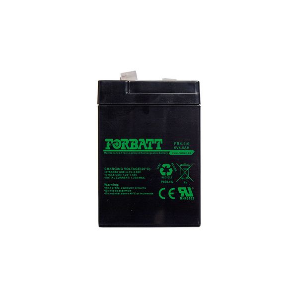 Forbatt 6v 4.5Ah VRLA Rechargeable Battery