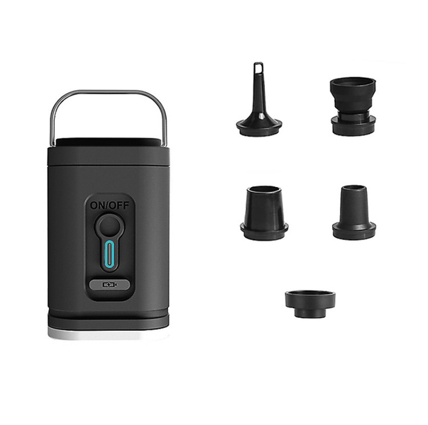 USB Lighting Vacuum Pump, 5 Suction Nozzles, Electric Inflation Pump