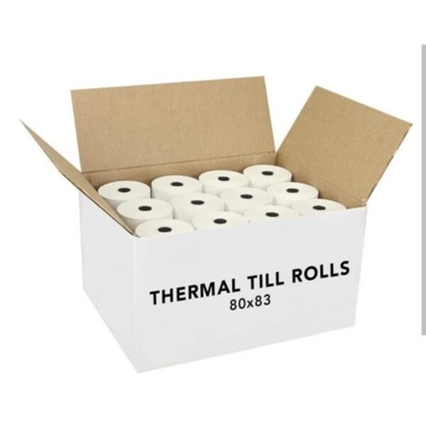 Thermal Till Rolls 80 x 83 - 24 Rolls in a Box
