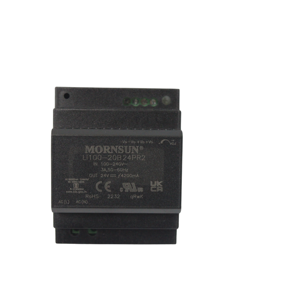LI100-20B24PR2 24V 4.2A DIN Rail Switch Mode Power Supply 90-264VAC