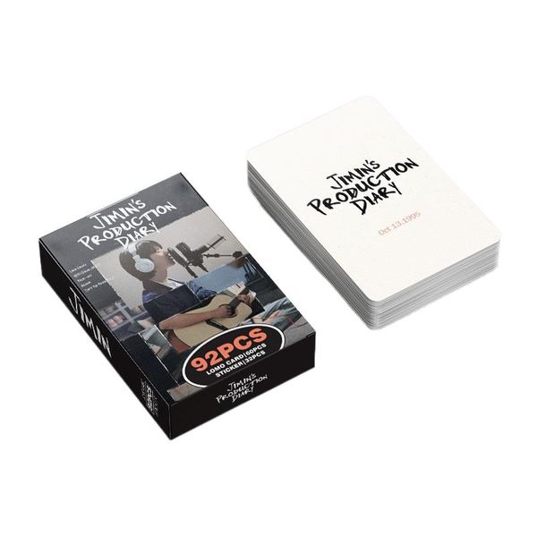 1 pack Kpop JIMIN mini Photo album photocards sticker set 94109