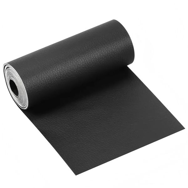 Black Self Adhesive Leather Repair Patch Tape for Sofa Chair Seat