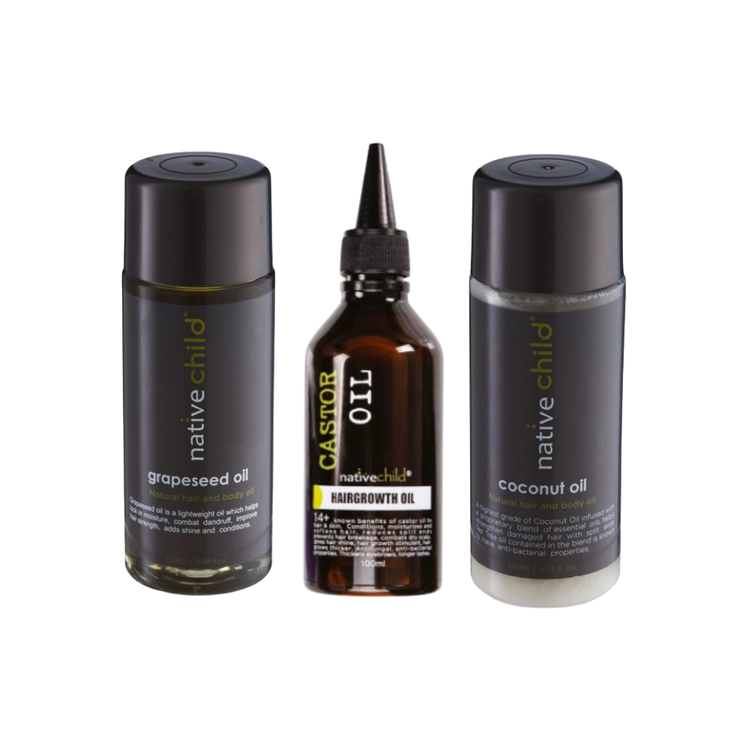 Nativechild Hot Oil Treatment Combo