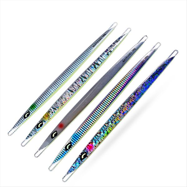 5X 60G Deep Sea Jig Fishing Jigbait Spoon Baits Jig Lure