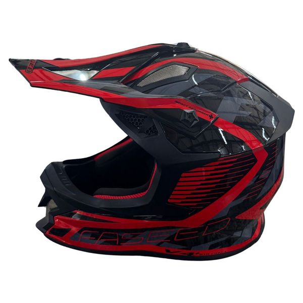 Faseed FS 609 White/Black MX Helmet