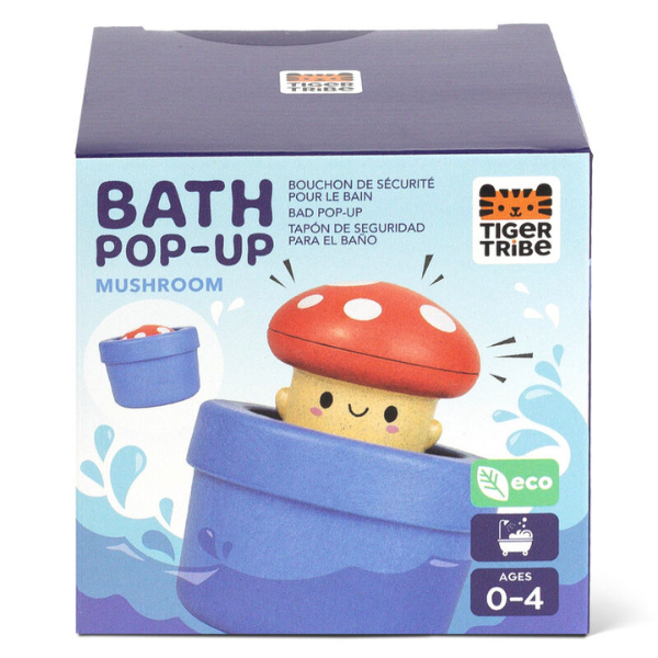 Tiger Tribe - Kids Bath Pop-Up - Mushroom - Blue
