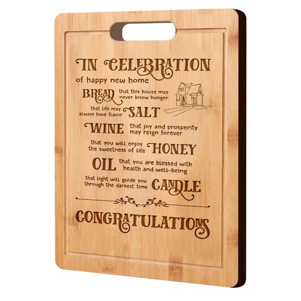 New House Engraved Cutting Board House Warming Gifts for New Home Buyers