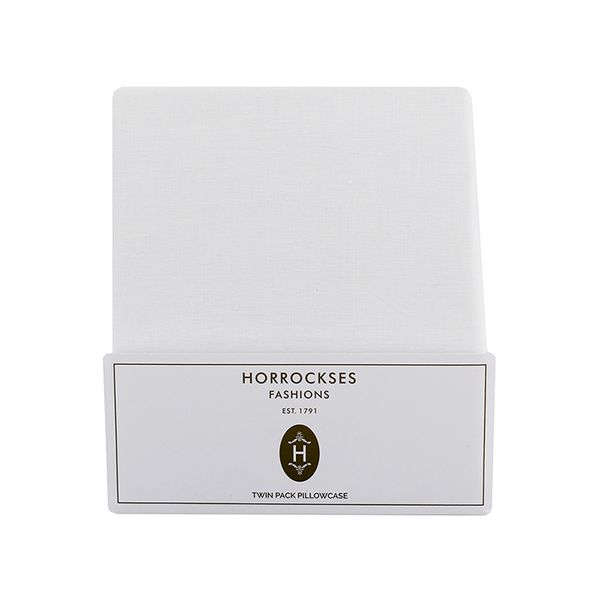 Horrockses Pillowcases - Pack of 2 - 144TC - White