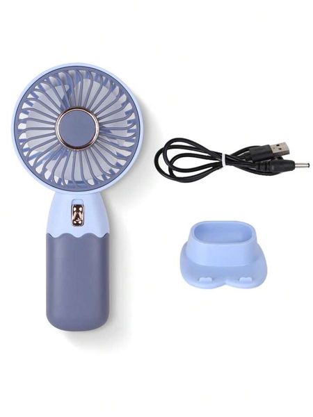 Mini Rechargeable Handheld Fan with Stand
