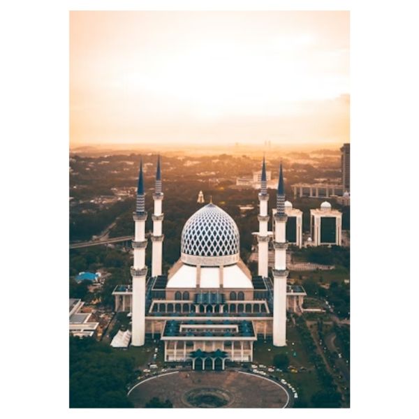 Mosque Sunset - A1 Poster
